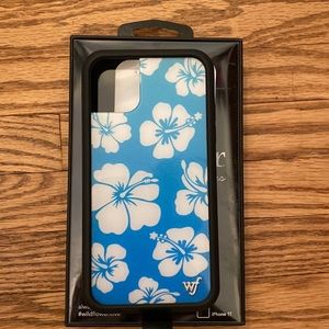 Wildflower Blue Hibiscus iPhone 11 case